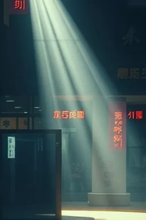 巷口有风来海报：老巷子与晾衣绳